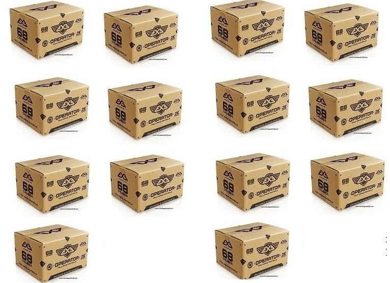 14 x Cajas de Bolas Exe Operator Cal. 68  ; 2000 unds - *Envío Gratis 2/3 Dias